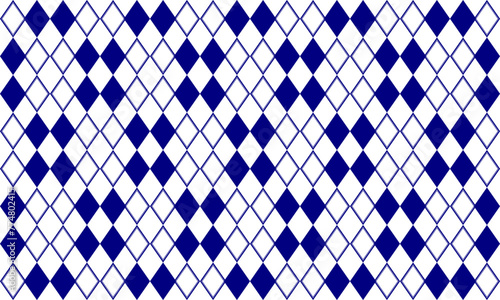 blue and white pattern, blue plaid fabric texture, blue diamond checkerboard repeat pattern, replete image, design for fabric printing