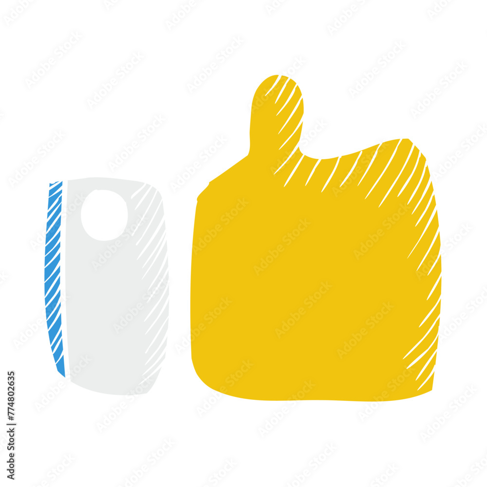 like of user interface outline doodle icon like of user interface outline doodle icon