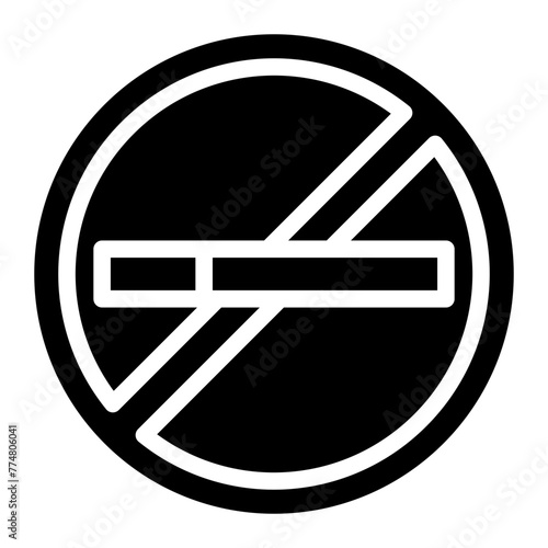 no smoking glyph 