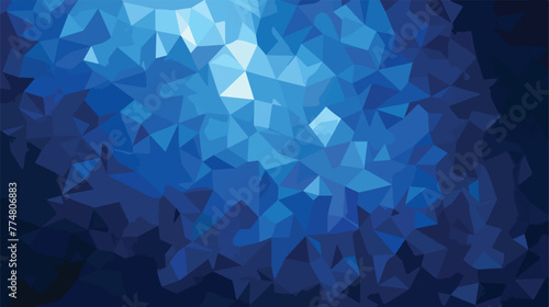 DARK BLUE vector polygonal