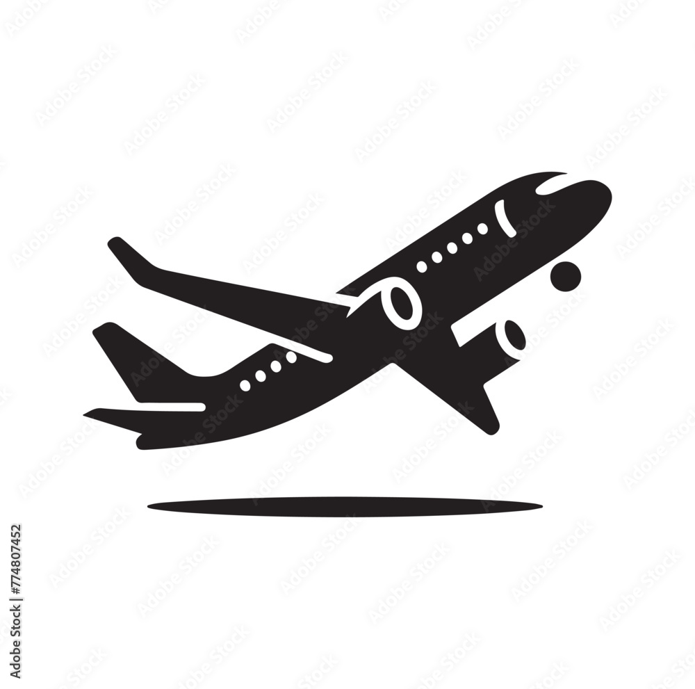Plane icon vector illustration Plane icon vector illustration