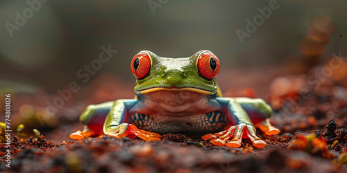 Red-eyed Tree Frog in Costa Rica