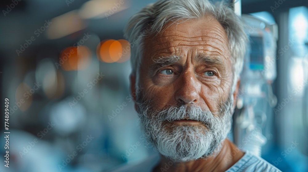 In the hospital, a prostate cancer warrior battles bravely, embraced by compassionate caregivers, seeking hope and healing.
In the hospital, a prostate cancer warrior battles bravely, embraced by compassionate caregivers, seeking hope and healing.