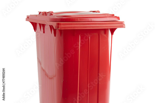 Trash Bins for Cleanliness On Transparent Background.