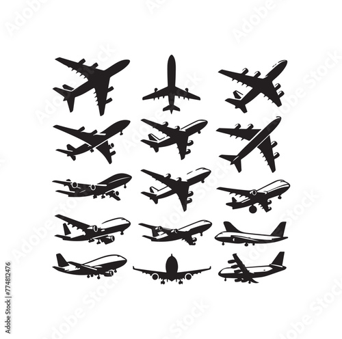 Plane icon vector illustration
