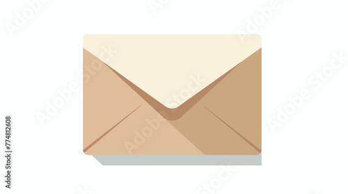 Envelope illustration. Vector template for business an