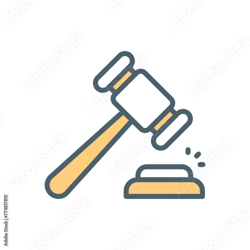 Law vector icon