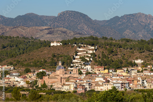 Quadro su tela VISTA DE LA POBLACIÓN DE SOT DE FERRER. CASTELLON. ESPAÑA