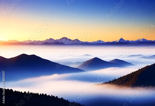 Invigorating-Morning-Sunrise-Over-A-Misty-Mountain (12)