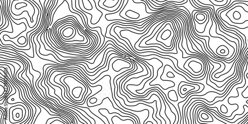 Topographic map background geographic line map,geographic mountain relief. Retro topographic map,Topographic Map Seamless Pattern,paper texture Imitation of a geographical map,