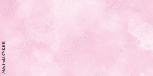white paper texture background with cloudy stains, white marble painted watercolor texture with pink stone and whiter background with puffy smoke, white background illustration. 