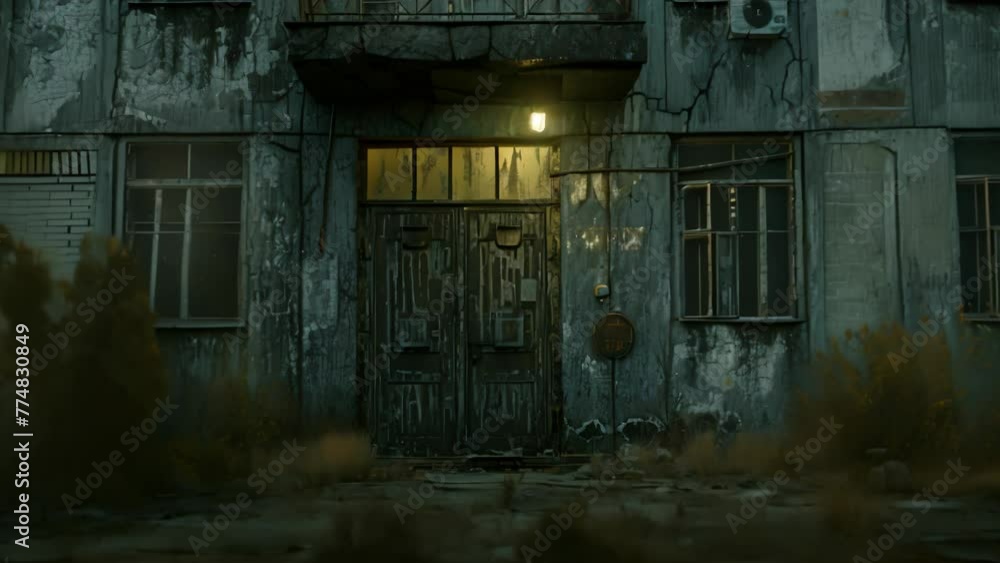 Urban Decay: Silent Hill-Inspired Building. Generative ai Urban Decay: Silent Hill-Inspired Building. Generative ai