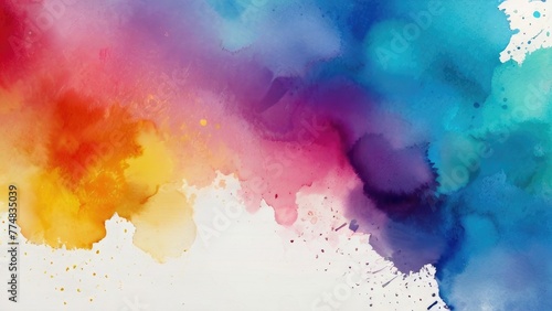 Abstract colorful watercolor background for graphic design