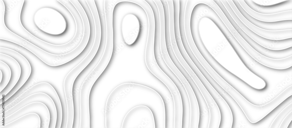 Abstract modern 3d Paper cut white background .white waves background ,paper art style, flyers posters prints .geometric background overlap layer. Abstract modern 3d Paper cut white background .white waves background ,paper art style, flyers posters prints .geometric background overlap layer.