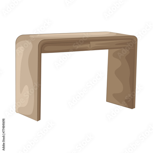 Illustration of desk 