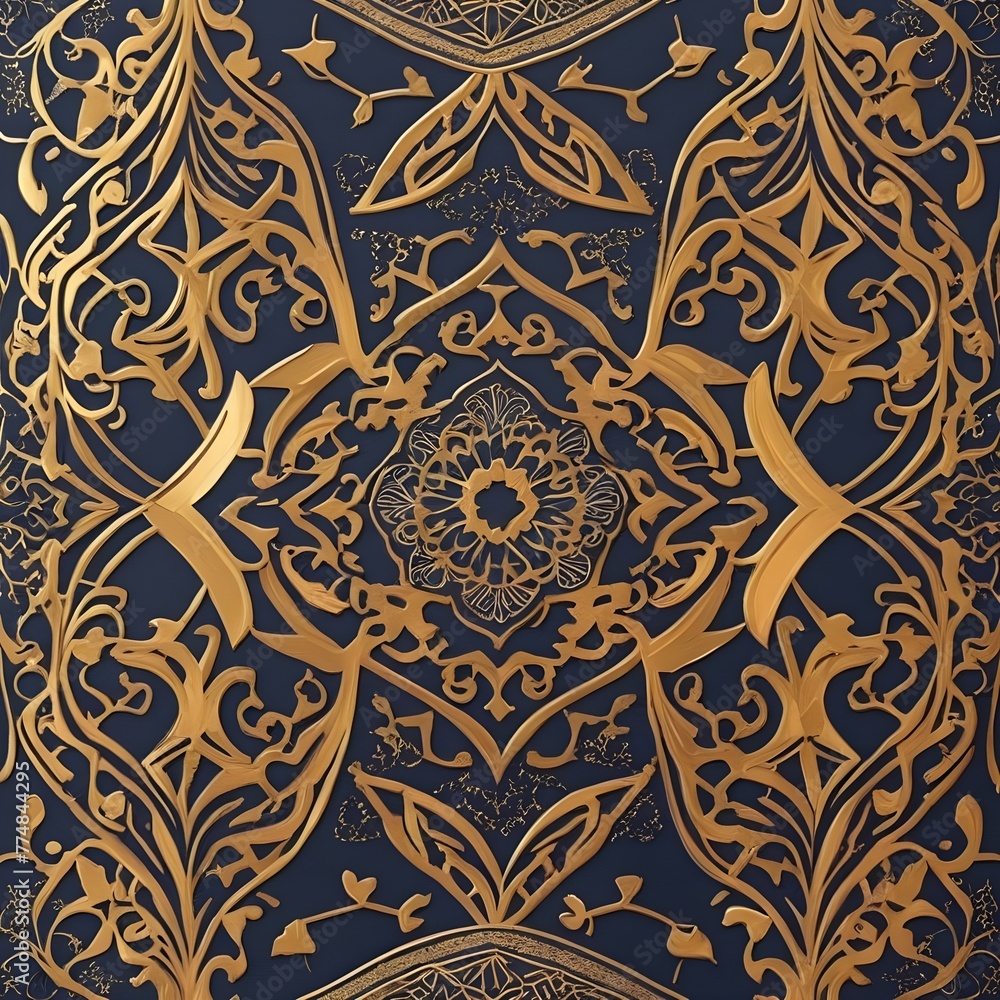 The arabic style patterns The arabic style patterns