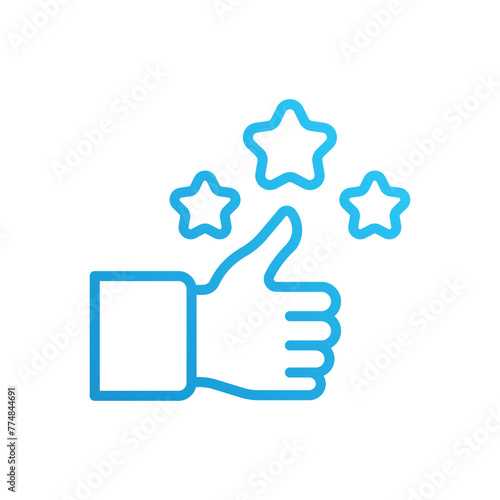 Positive Experience vector icon