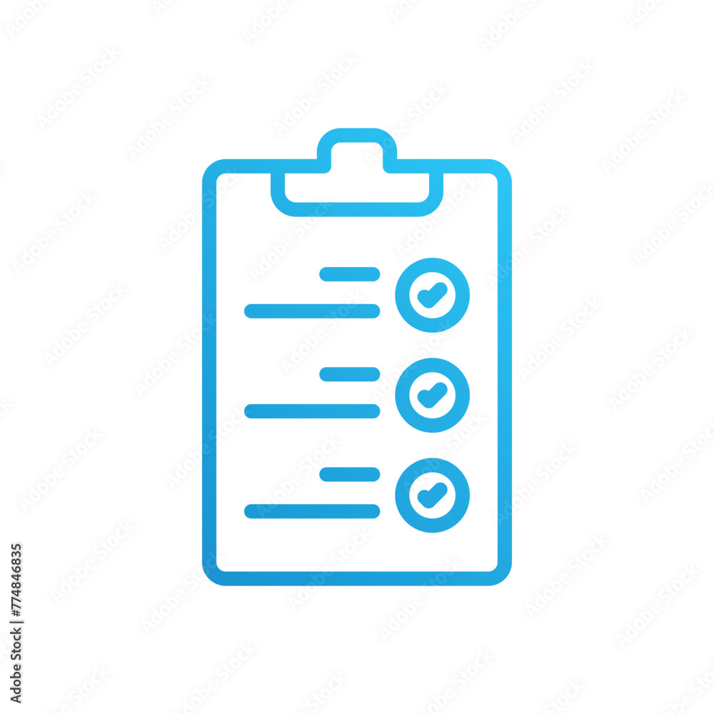 Checklist vector icon Checklist vector icon