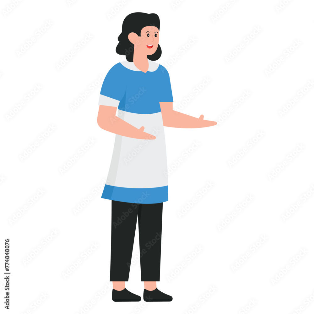Housemaid Illustration

