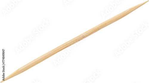 Canvas Print Wooden toothpicks isolated on white background