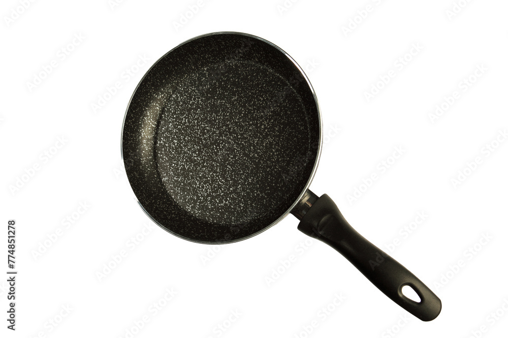Metal Frying Pan:On a white, wooden insulated background. A place for the text.Ceramic coating with non-stick coating: Kitchen utensils;Cooking for chefs in the kitchen. Metal Frying Pan:On a white, wooden insulated background. A place for the text.Ceramic coating with non-stick coating: Kitchen utensils;Cooking for chefs in the kitchen.