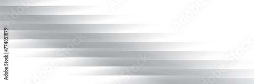 Abstract white and gray color background with straight lines pattern. Vector illustration.
