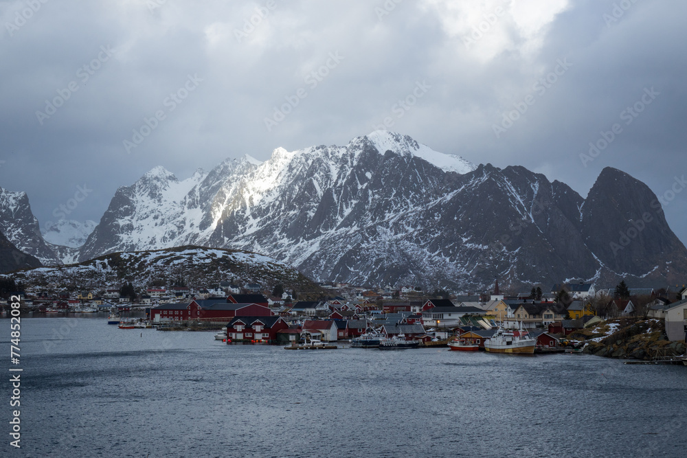 Fototapeta premium Reine in winter, Lofoten, Norway