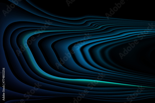 abstract fractal background Abstract line graphics of smooth surfaces with lines and light. Designing a modern background with lines for posters, banners for business, science and technology, billboar photo