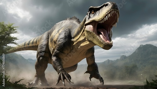 Giganotosaurus-With-A-Thunderous-Roar-A-Giganoto- 2 © Ayat