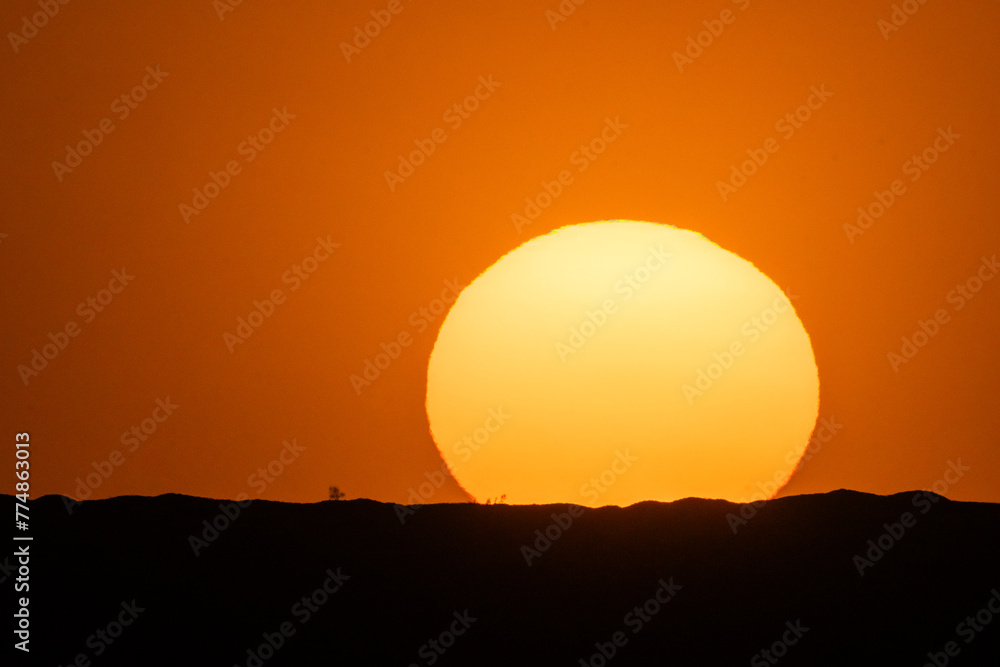 Sunset in the Sahara - southern Tunisia