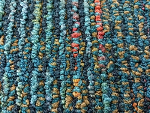 Blue colours background of beads carpet