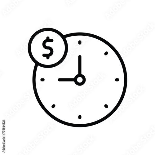 Overtime vector icon