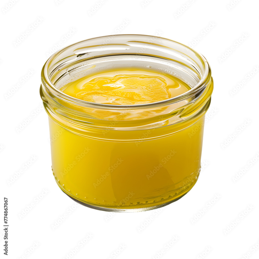 Ghee Clarified butter Ayurveda herb natural medicinal remedy ingredient, isolated on a transparent background Ghee Clarified butter Ayurveda herb natural medicinal remedy ingredient, isolated on a transparent background