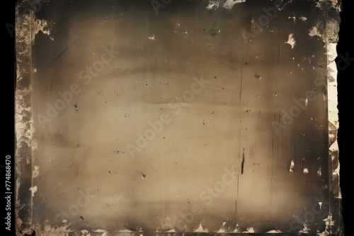 Aged photographic paper texture with edges photo