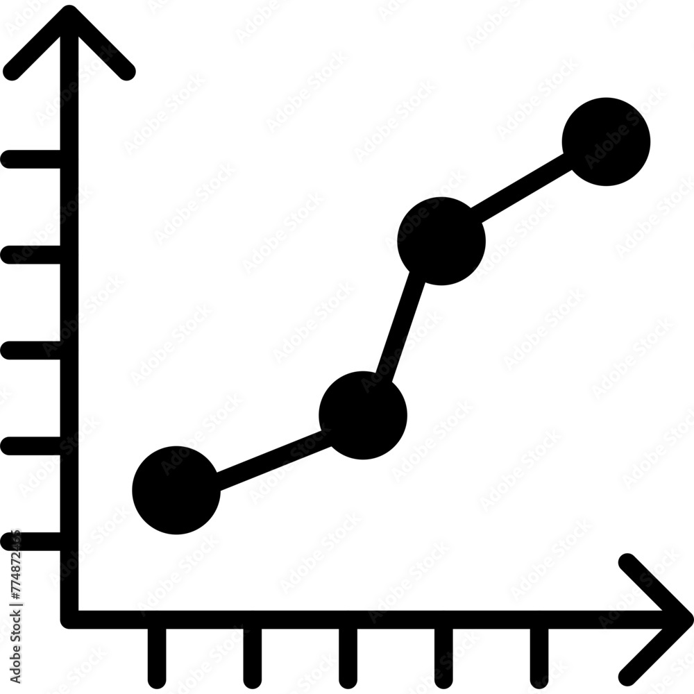 Line Chart Icon Line Chart Icon