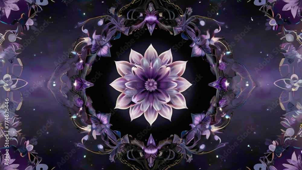 purple coral leaves with water drops lying on the leaves with shiny stone in the middle of the flower in different style abstract purple coral rose romantic background of nature purple coral leaves with water drops lying on the leaves with shiny stone in the middle of the flower in different style abstract purple coral rose romantic background of nature