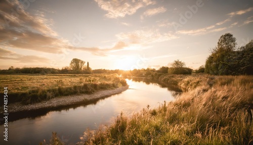 river in the meadows © Claudio