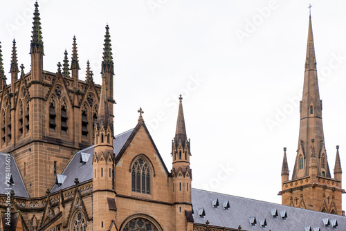Photography Victorian architecture at the University of Sydney with Gothic style