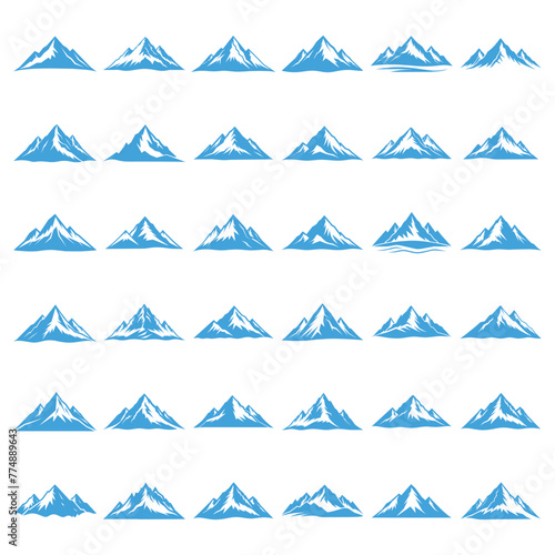 mountain iceberg icon	 photo