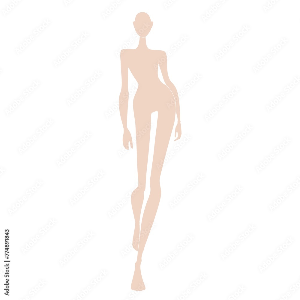 Fashion templates. Croquis. Pattern for drawing Fashion templates. Croquis. Pattern for drawing