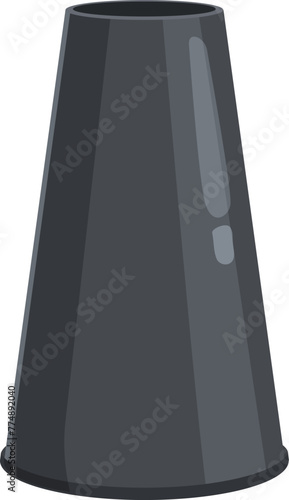 Grommet hookah adapter icon cartoon vector. Plastic material. Changing tool