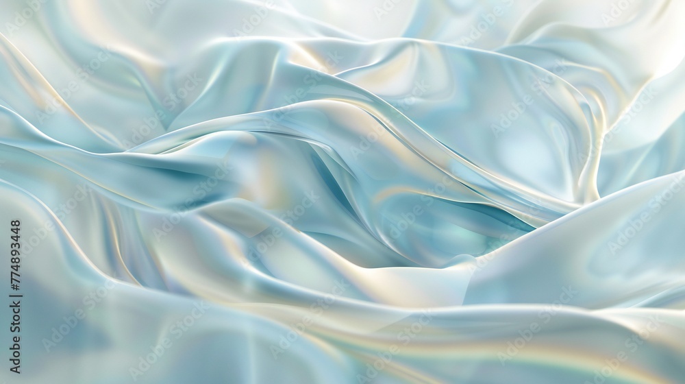 Obraz premium Coastal Serenade: Layers inspired by the coast, offering a calming and serene background.