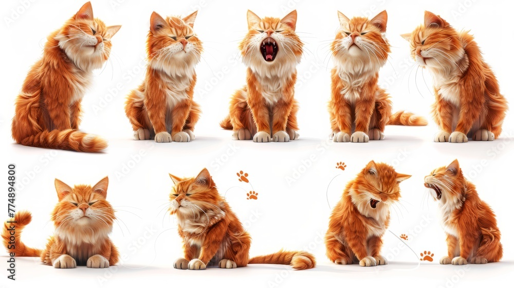 Feline Expressions: A Study of Emotions from Various Perspectives