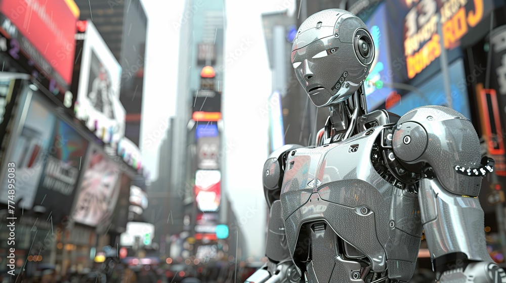 Android silver armor Android silver armor