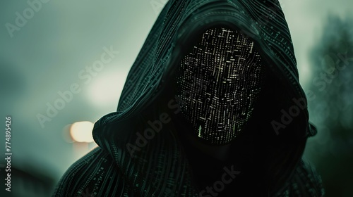 Data Detective Binary Code Cloak photo