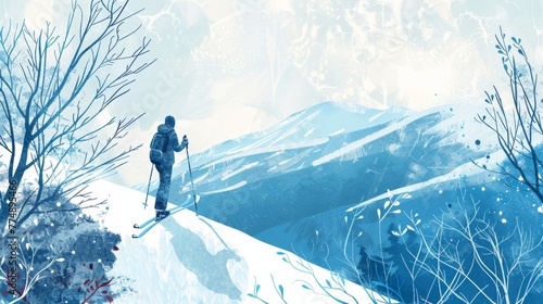 Backcountry Skiing Adventures: Untamed Slopes and conceptual metaphors of Untamed Slopes