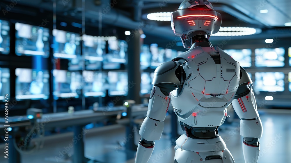 Robot futuristic clothing