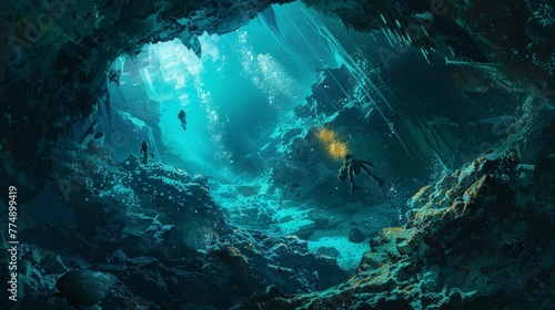 Underwater Cave Diving: Subterranean Wonders and conceptual metaphors of Subterranean Wonders