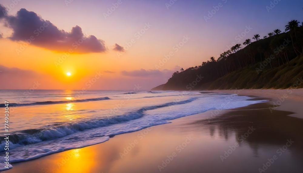 sunset on beach  (27)