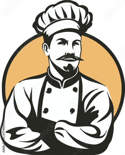 chef crossing arm pose